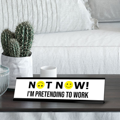 Pas maintenant! «I'm Pretendent To Work»