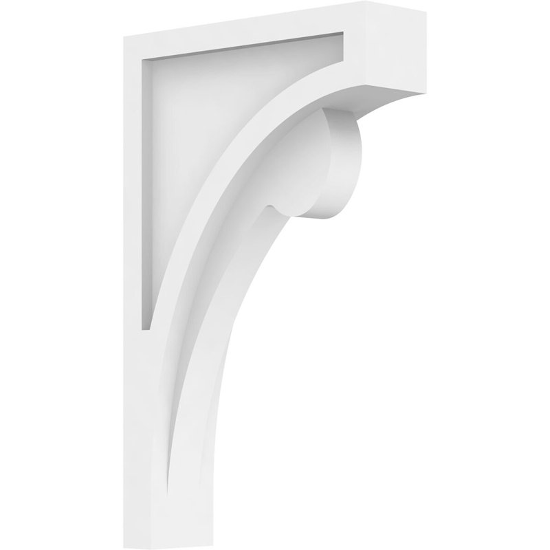 Corbeau en PVC de qualité architecturale Viola de l 1 1/2 po x P 5 po x H 8 3/8 po, H 8,38 po x l 1,5 po x p 5 po