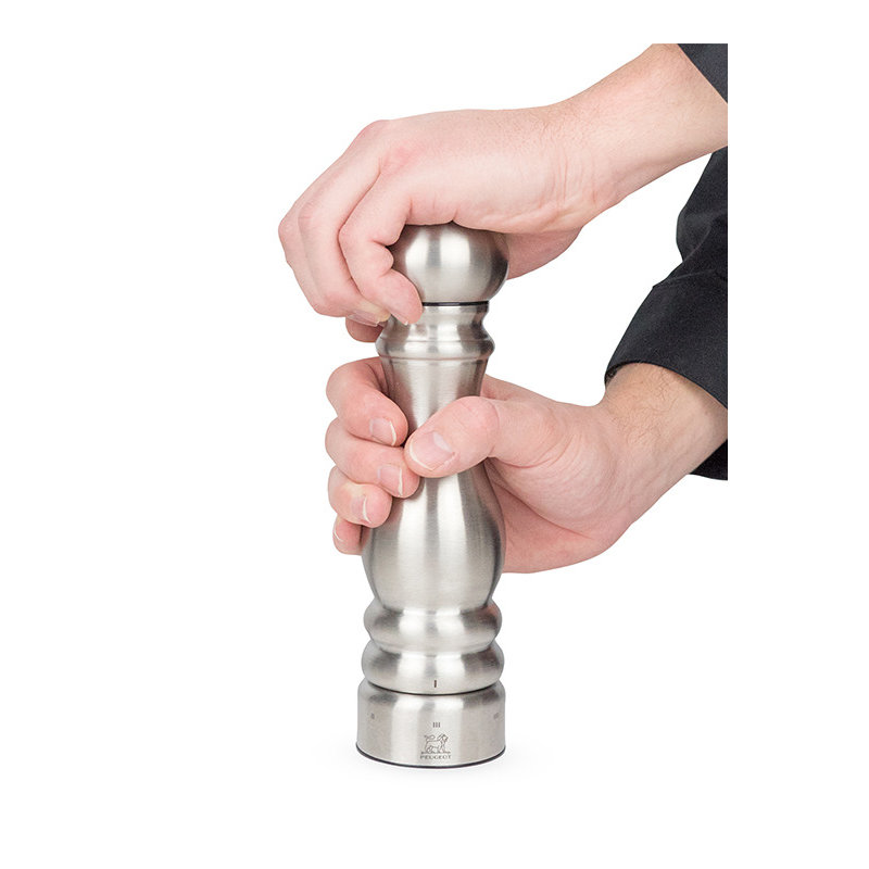 Paris Chef Pepper Mill, 8.67" H x 2.25" W x 2.25" D