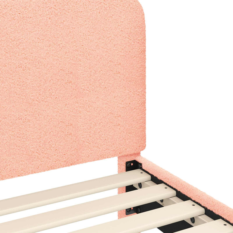 Bed Frame, European Toddler (80 x 160cm), Pink