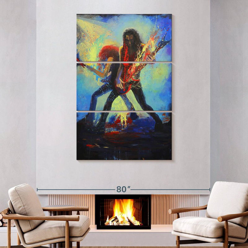 Abarca Rock And Roll, 74" H x 48" W