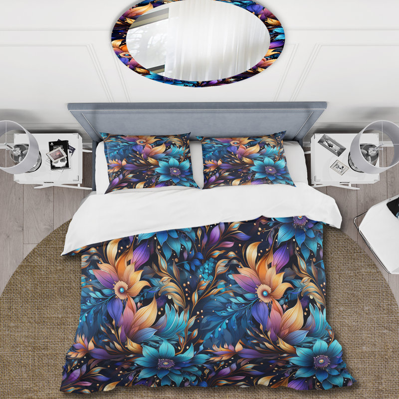 Ensemble de housse de couette Mystical Boho Boho, Housse de couette pour très grand lit et 2 très