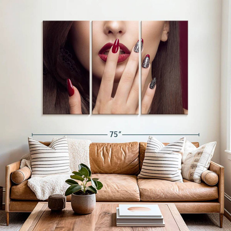Clous rouges Shogueworth Vogue, H 32 po x l 50 po