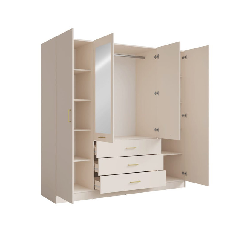 Blasien 4 Door Wardrobe
