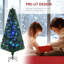 Sapin de Noël artificiel illuminé 6 pi avec branches réalistes
