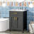 24" Single Bathroom Vanity With Ceramic Top-1732560327