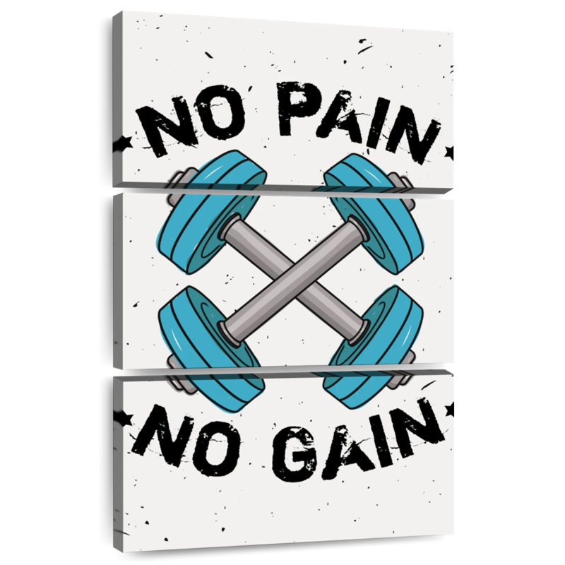 Citation de Tergel No Pain No Gain, H 65 po x l 42 po