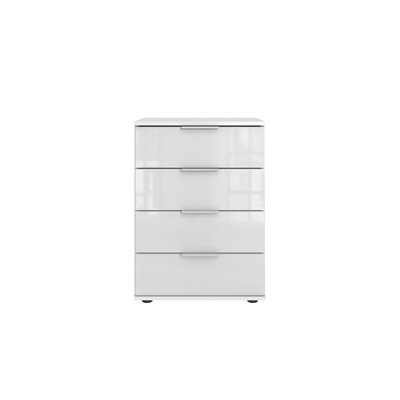 Anetria 52cm W Manufactured Wood Bedside Table, White