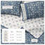 Ensemble de courtepointe à bordure florale en coton-110847171-110847175