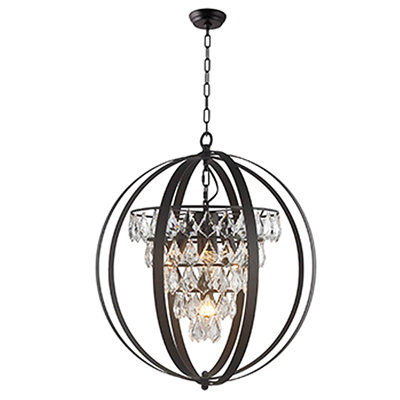 Wingler 3 - Light Dimmable Globe Chandelier
