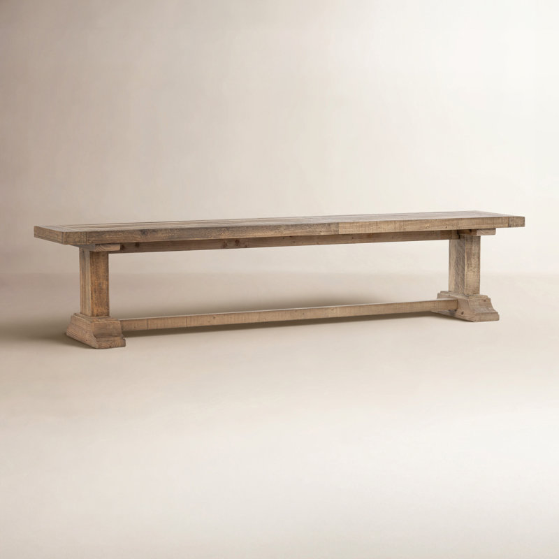 Banc en bois de pin récupéré Elliott