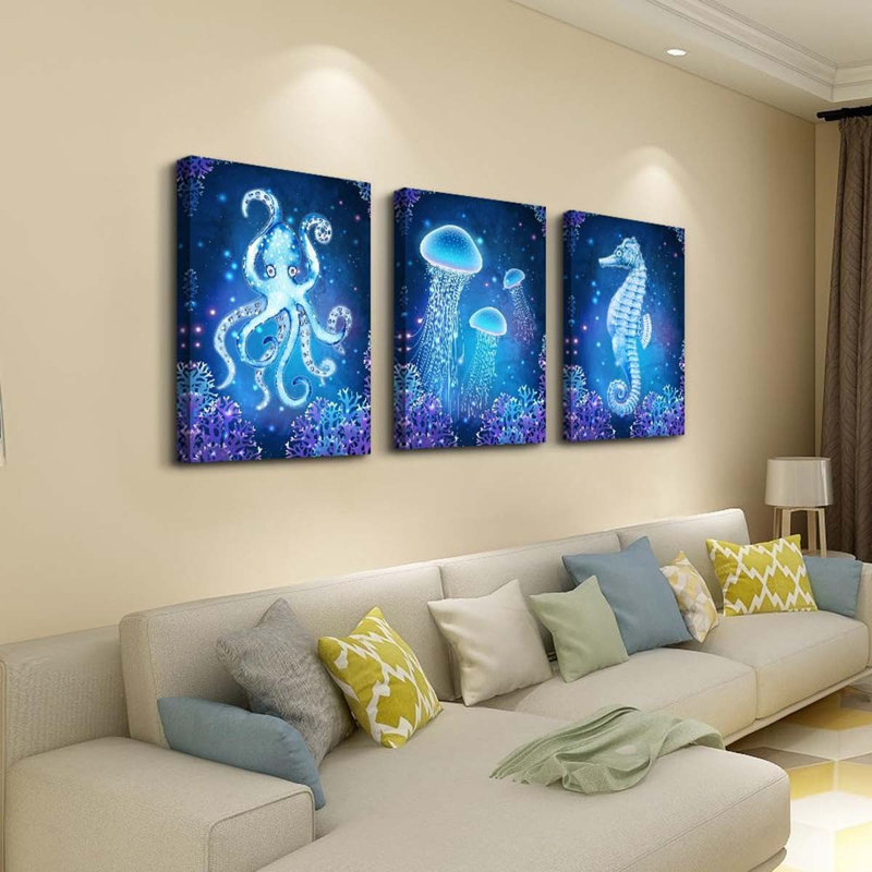 3 Piece Wrapped Canvas Print