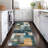 Machine Washable Indoor/Outdoor Chantille ACN1123 Teal Rug-109489857