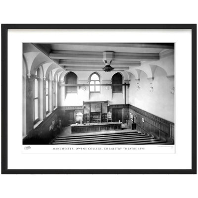 Manchester, Owens College, Chemistry Theatre 1895 by Francis Frith - Single Picture Frame Print