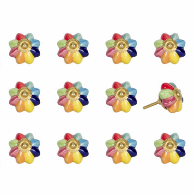 Paquet de boutons de fantaisie peints à la main Aouab