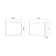 Cubix 1 - Light LED Flush Mounted Sconce