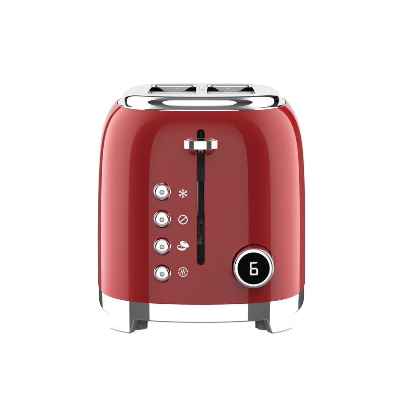 Grille-pain 4 tranches Salton NuRetro, modèle ET2184BK, Space Cherry