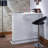 High Gloss Bar Table with 6 Open Storage Compartments