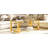 Transparent Glass Coffee Table,Rectangle