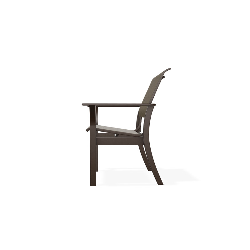 Leeward Outdoor Dining Chair, Beacon Taupe Sunbrella®, Kona