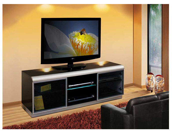 Unfinished TV Stand for TVs up to 60", Black