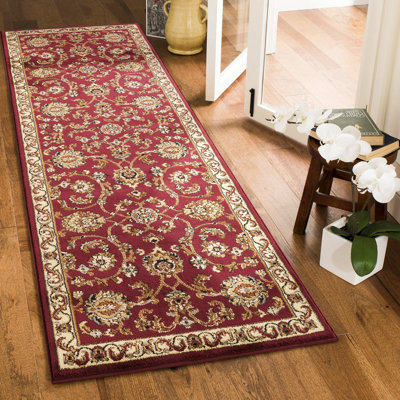 Red Classic 7 po Tapis en polypropylène avec motif intégral X 3 par Elegant For Home