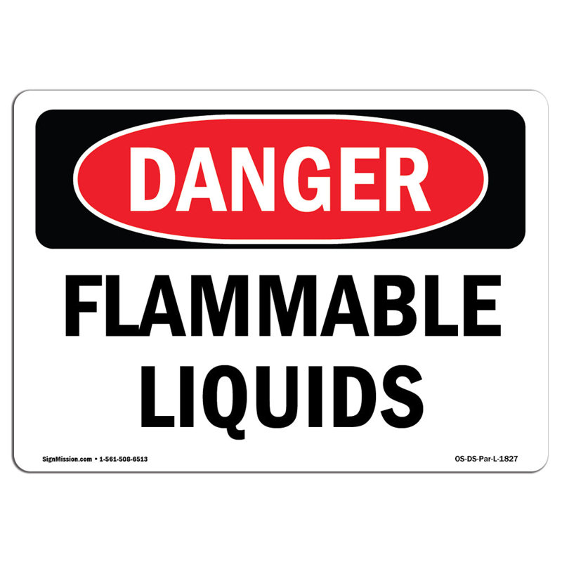 Panneau de danger OSHA, 18" H x 24" W x 0.1" D