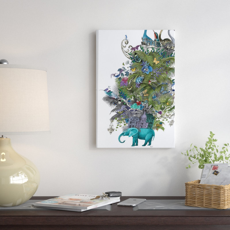 « the cage ii », reproduction d’impression sur toile, H 12 po x l 8 po x P 0,75 po, Toile tendue, Pas de tapis