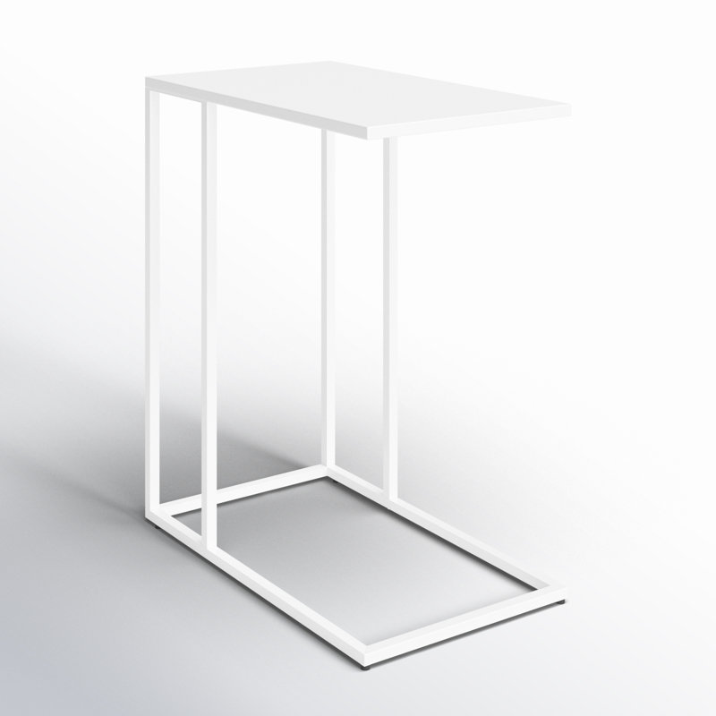 Tanu End Table, Antique Zinc, 23.6" H x 16.5" W x 10" D