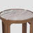 Anbut Marble Top Solid Wood End Table