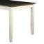 Table à hauteur de comptoir Inana Esterly au fini blanc antique / gris