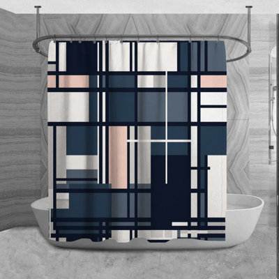 Kharlee Microfiber Shower Curtain