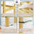 5-Tier Bamboo Shelf with Adjustable Layer for Bathroom, Bedroom, Kitchen, Natural Wooden-114597599