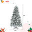 Arbre de Noël pré-éclairé enneigé-264545833