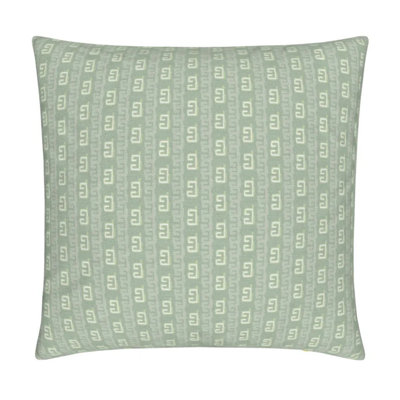 Gaga Greek Small Repeat Luxury Throw Pillow