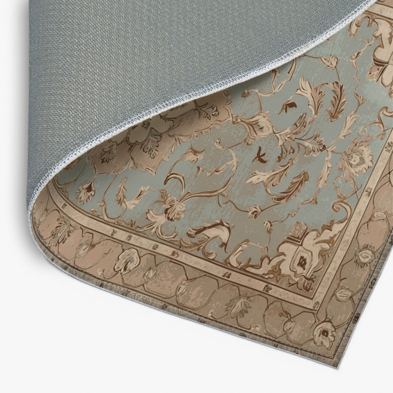 Tapis gris d'intérieur et d'extérieur Tabriz, Rectangulaire 2 pi x 3 pi