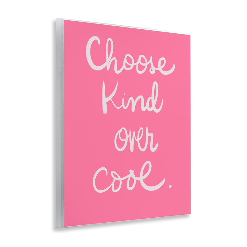 «Select Kind Over Cool», art mural sur bois par SD Graphics Studio