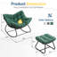Chaise berçante de patio avec repose-pieds-1696083600
