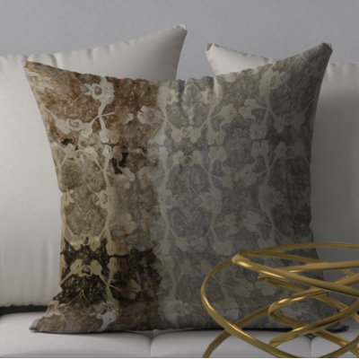Abstract Reversible Throw Pillow