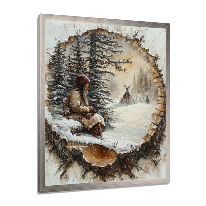 Grata - Fashion Wall Art Living Room, 40" H x 30" W, Single Picture Frame Print, Silver