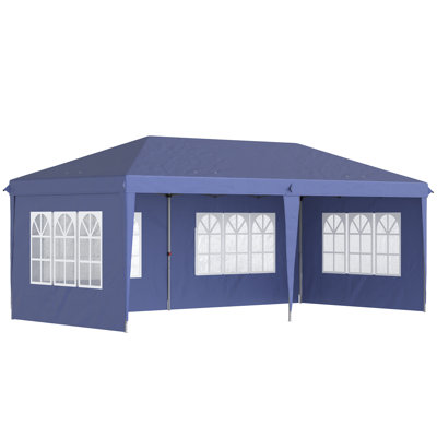 Baja 5.85m x 2.95m Metal Pop-Up Gazebo