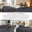 Édredon surdimensionné en duvet synthétique facile d'entretien avec bordure passepoilée et boucles aux coins Vilano Springs®-2145475986-2145475982