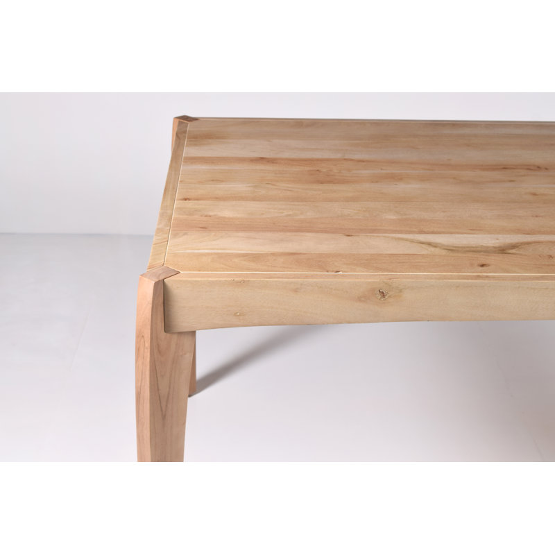 Leoni 78" Solid Wood Dining Table Oak, Oak Wood