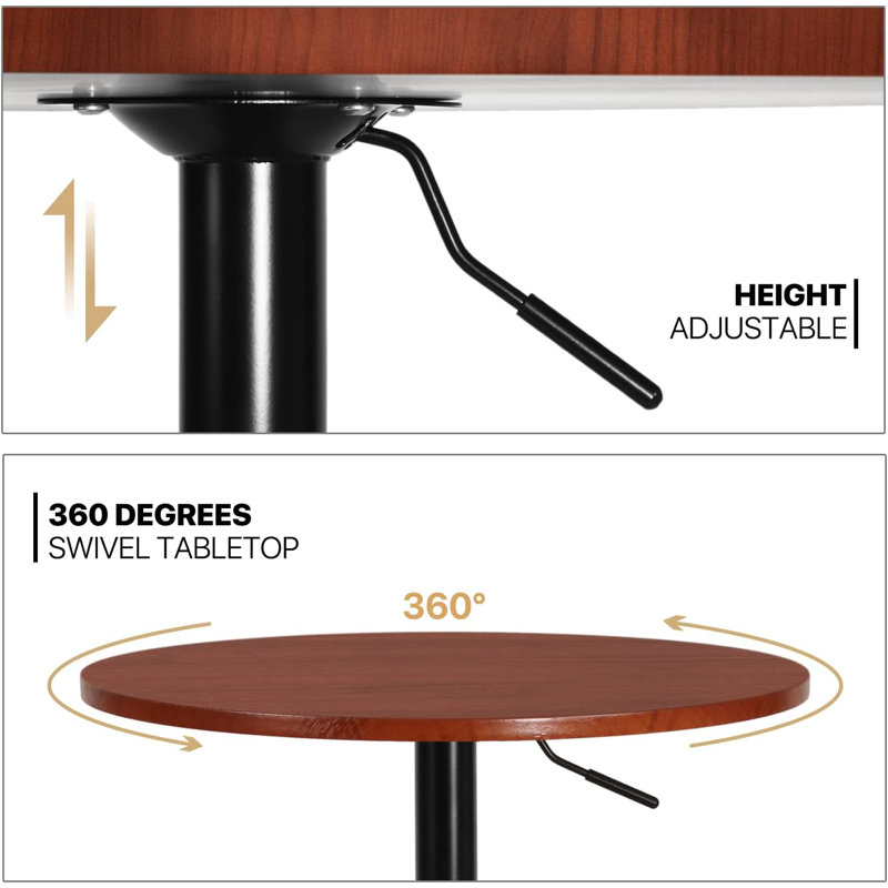 Round Metal Base Dining Table