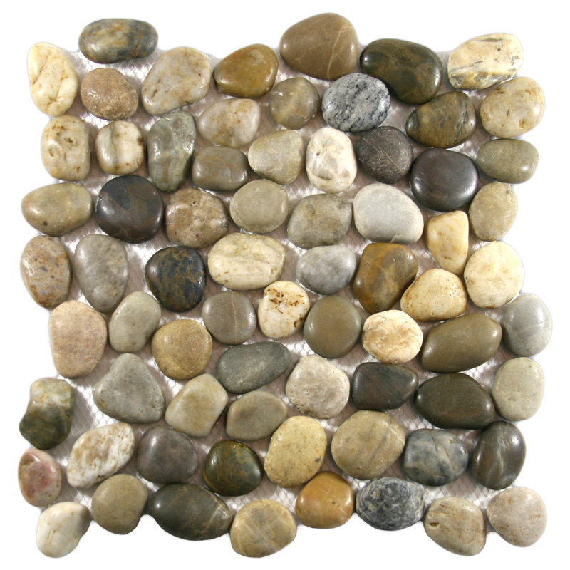 Pecos Cobblestone Natural Stone Mosaic Tile Random Sized - 1 Sq. Ft. Per Box Indoor Use