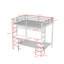 Lit superposé avec bureau, station de charge et tablettes de rangement-852026279