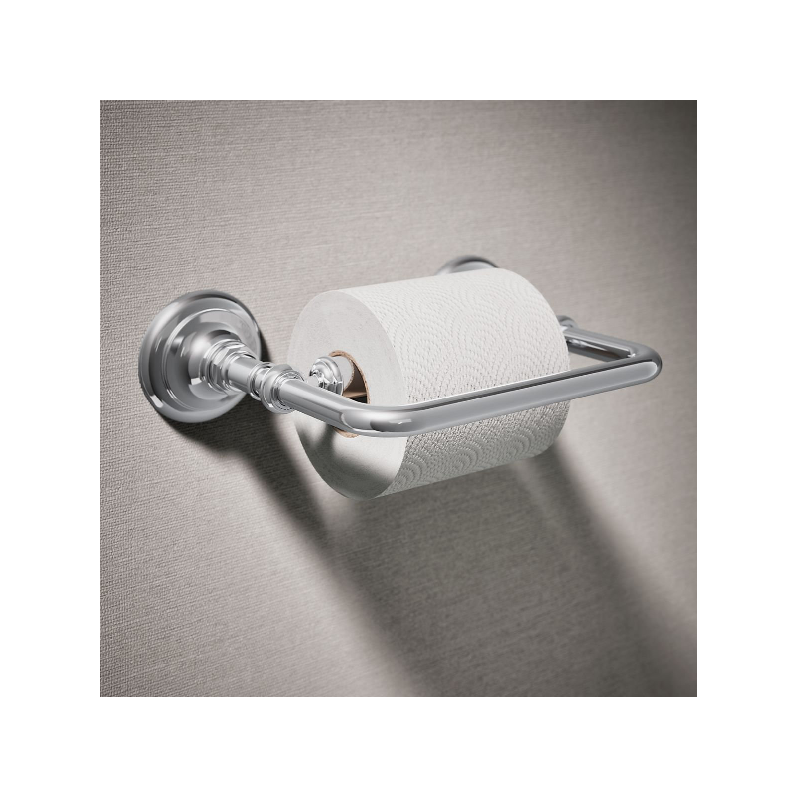 Artifacts Pivoting Toilet Tissue Holder, Polished Chrome