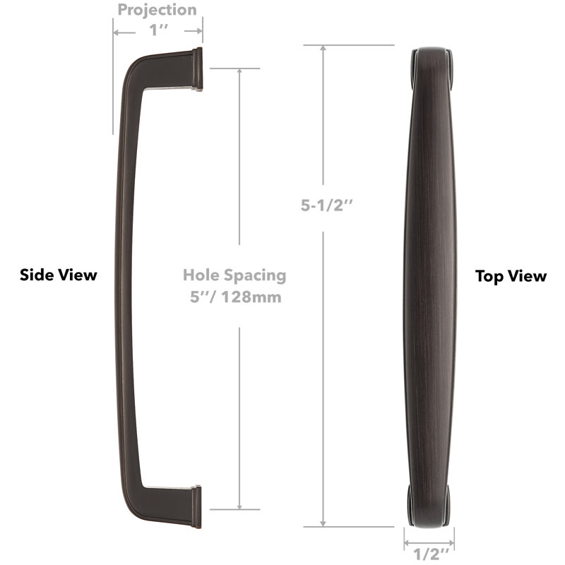 Handle Pull Multipack, Oil Rubbed Bronze, 5" 