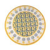 Lemon Tree Handmade Floral Tablecloth