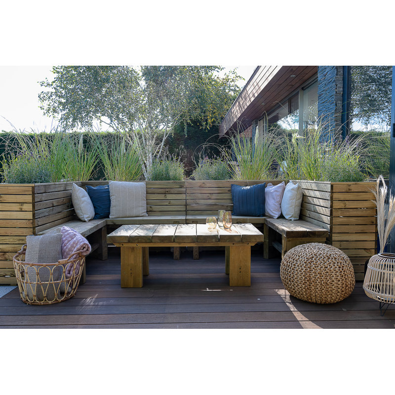 Solid Wood Outdoor Bench